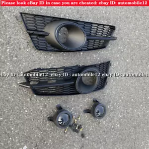 For 2016-2018 Audi A6 S6 Fog Light Grill Removal Front Lower Grille Cover Black - Imagen 1 de 5