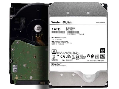 WD Ultrastar DC HC530 14TB SATA 6G 3.5" 7200RPM Enterprise HDD -WUH721414ALE6L4 - Image 1 of 4