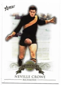 2011 Select Heritage (H10) Neville CROWE Richmond 233/500 - Foto 1 di 1