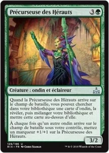 MTG Magic RIX FOIL - Forerunner of the Heralds/Précurseuse de Hérauts, French/VF - Picture 1 of 1