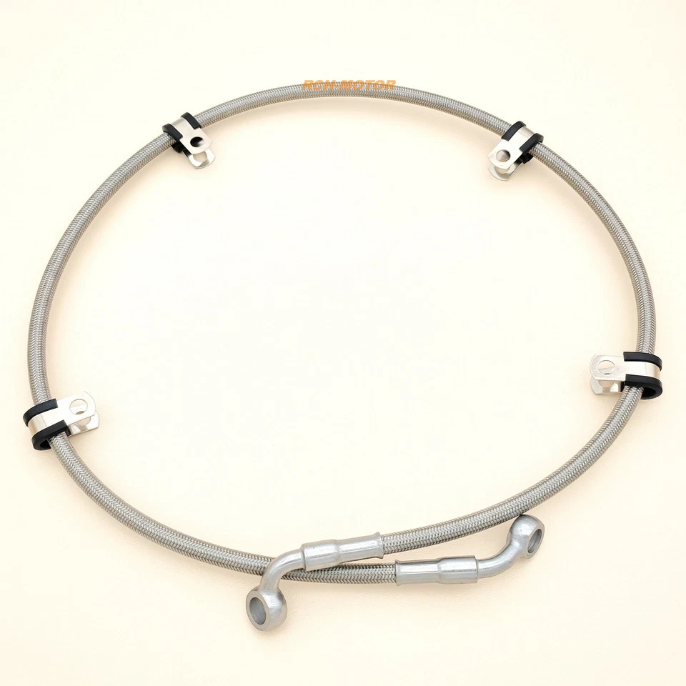 Línea de manguera de freno trasero trenzado para Can-Am Outlander Max 850 2017 2018 2019-2023 Foto 1 de 1