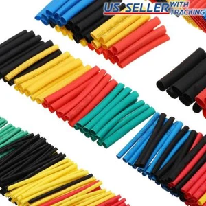 328pcs Multicolor Heat Shrink Tubing Electrical Wire Insulation Cable Sleeve Kit - Picture 1 of 3