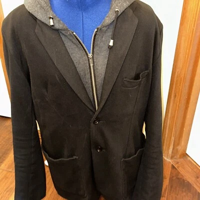 Projek Raw Jacket W/Gray Hoodie Insert, Black, Men's Size L, Camp Lining, Sporty - Image 1 of 4