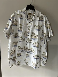 The Foundry Supply Co. Men’s 3XL Hawaiian Pocket Short Sleeve Button Up Shirt - Picture 1 of 6