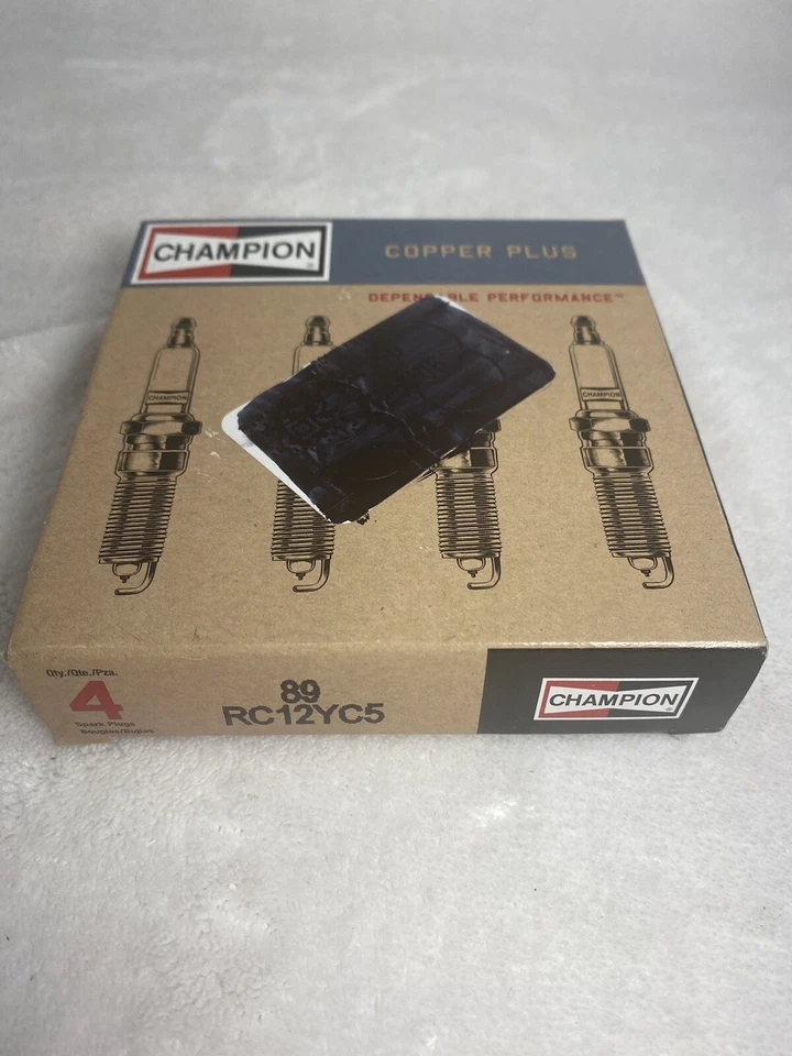 Champion RC12YC5 Spark Plug - Stock #89 - Set of 4 NEW (AA) - Image 1 of 1