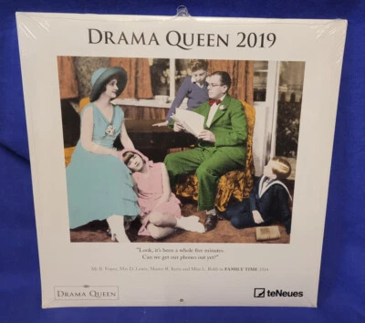 teNEUES Kalender 2019 Drama Queen 30 x 30 cm NEU OVP - Bild 1 von 2