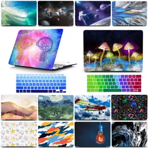 Novel Pattern Case For Macbook M3 Air 13 15 Pro 16 14 11 12 inch+Keyboard Cover - Picture 1 of 64