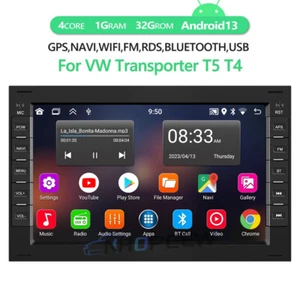 For VW Transporter T5 T4 Android Car Stereo Radio GPS Sat Nav RDS Head Unit WIFI - Picture 1 of 17