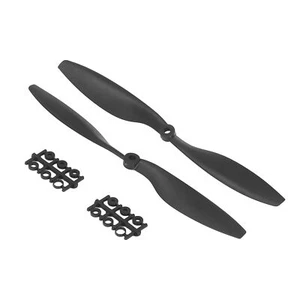 RC Aircraft Propellers Black Nylon Flexible Aerodynamic Design Easy HG - Photo 1 sur 12