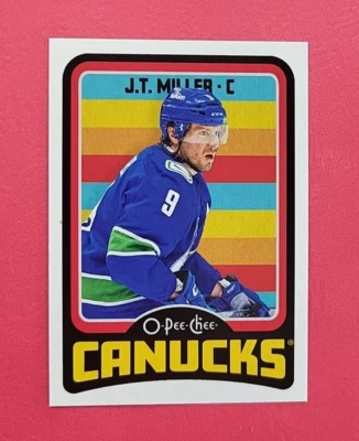 J.T. Miller - Vancouver Canucks - 2024-25 O-Pee-Chee - Retro Parallel - #452 - Image 1 of 2