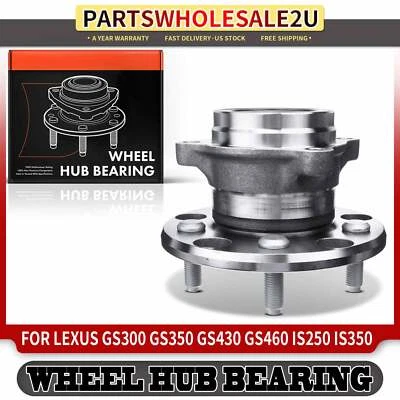 Conjunto de buje de cojinete de rueda trasera para Lexus GS F GS300 IS F IS250 RC F GS460 RWD Foto 1 de 4