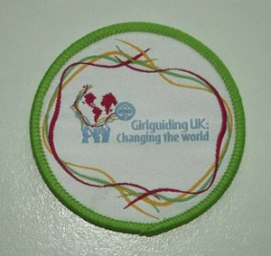 Girlguiding UK Changing the World patch/badge - Good, Unused Condition - Picture 1 of 2
