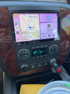 8" Car Radio Wireless Android Auto CarPlay 2+32GB For Chevrolet Silverado & GMC - Picture 1 of 21