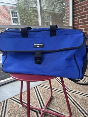 Спортивная сумка Polo Sport Ralph Lauren цвет синий 22 дюйма x 12 дюймов 8 дюймов - Изображение 1 из 4