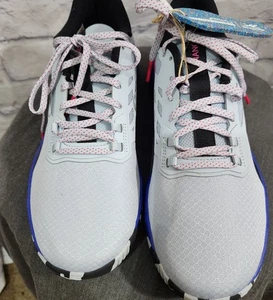 NUEVO CON ETIQUETAS Zapatos de Entrenamiento Reebok Nanoflex TR para Mujer Talla 8.5 Gris Claro/Negro/Rosa Neón - Imagen 1 de 12