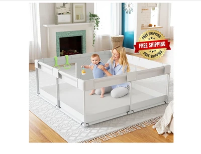 Parque Infantil Para Bebés Niños Con Estera Patio Juegos Interior Exterior NUEVO Foto 1 de 4