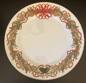 GUIRNALDA DE NAVIDAD 10-5/8" Plato de Cena Andrea por Sadek Repuesto - Imagen 1 de 4
