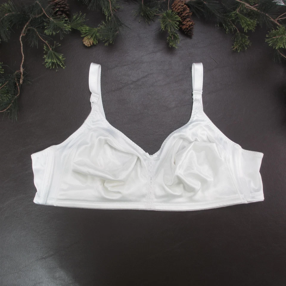 Bali Bra Womens 48B White Double Support Wirefree Comfort Full Coverage 3820 - Image 1 of 4