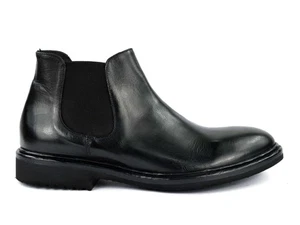 MARECHIARO 1962 uomo scarpa stivaletto chelsea pelle nero 5385 NERO - Picture 1 of 5