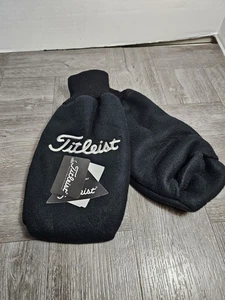 Titleist Guanti da golf invernali per carrello da golf guanti da golf pelliccia di turle nero - Foto 1 di 5