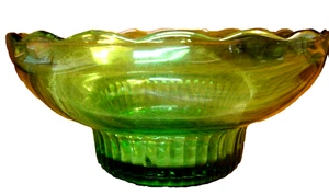 Vintage SMARAGDGRÜN GLAS M2000 VASE Übertopf Topf von E.O. BRODY Cleveland USA 682 - Bild 1 von 5