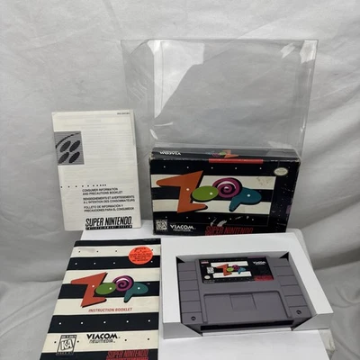 Zoop Game (Nintendo SNES) CIB w/Box & Manuals [Tested] - Image 1 of 4