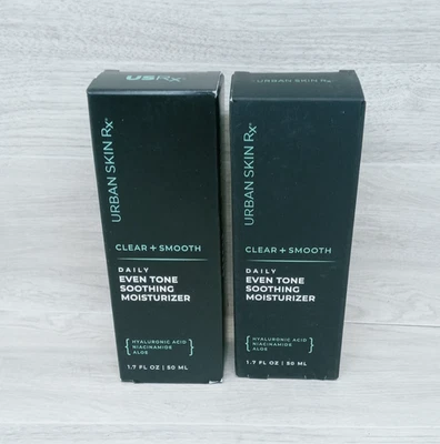 Crema hidratante calmante Urban Skin Rx para hombre transparente + suave tono uniforme diario 1,7 oz Foto 1 de 4
