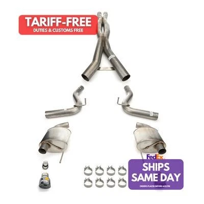 Corsa COR21250BLK Exhaust System Kit fits Ford Mustang 2024 Performance Parts - Image 1 of 4