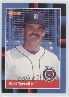 1988 Donruss Walt Terrell (Last Line Begins with Vs) #91 - Image 1 of 2