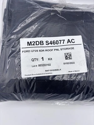 2021-24 Ford Bronco bolsa de armazenamento painel teto quatro portas M2DB S46077 AC U725 5dr - Imagem 1 de 3