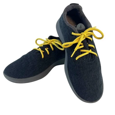 Allbirds Wool Runner Mizzle Men 12 Black Deep Navy Wool Sneaker NVY Code - Image 1 of 4
