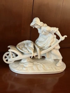Vintage Dresden Porcelain Figurine Fisherman’s Wife - Picture 1 of 11