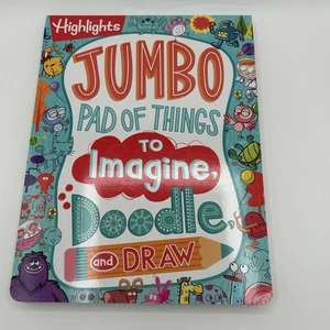 Highlights Jumbo Pad of Things to Imagin Doodle & Draw 2017 New - Picture 1 of 13