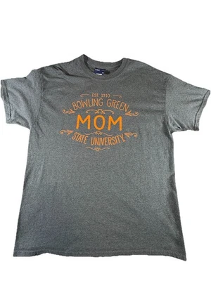 Camiseta MAMÁ BOWLING GREEN State University XL Gris Ohio BGSU Manga Corta Foto 1 de 4