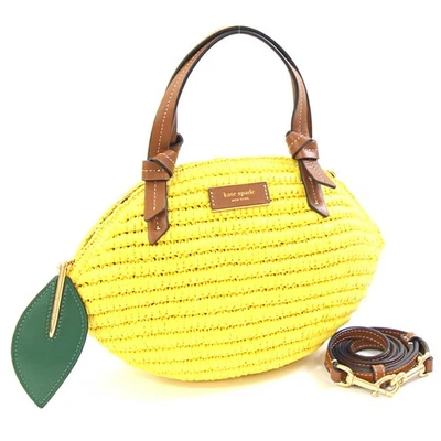 Kate Spade 2-Way Handbag, Lemon Drop Straw, 3D Crossbody Bag, KB972, - Image 1 of 4