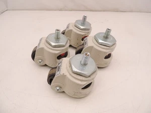 4er Set Zambus AC-300 Light / Medium Duty Vorbau Nivellierrolle Wagenrad - Bild 1 von 4