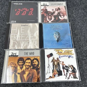 CD Lot Rock and Roll Mixed 6 CDs Eagles ZZ Top The Who The Police Steppenwolf - Picture 1 of 11