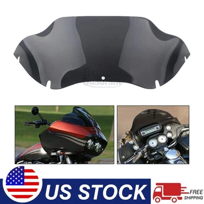 9.5" Smoke Wave Windshield Windscreen For Harley Touring Road Glide EFI FLTRI - Image 1 of 4