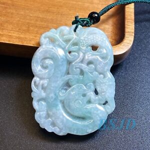 Wholesale flowers Grade A Jade White Green jadeite Beads Flower pendant