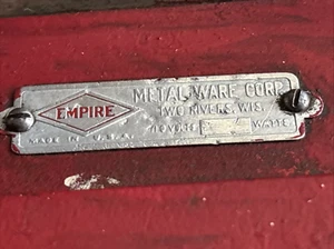 Vintage Empire Stationary Live Steam Engine Electric Metal Model Parts Or Repair - Picture 1 of 21