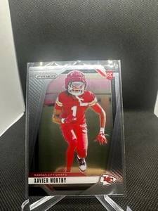 XAVIER WORTHY 2024 Panini Prizm Football Base Rookie Card RC CHIEFS - Picture 1 of 2