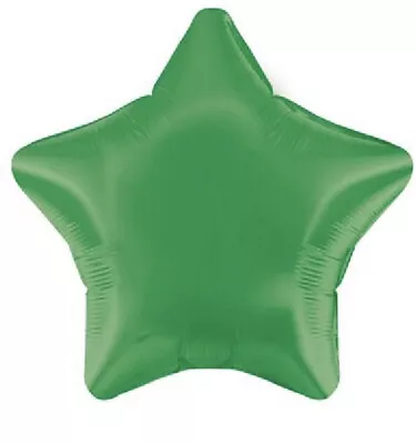 Green 19” Foil Star balloon Christmas Party Decorations - Image 1 of 2