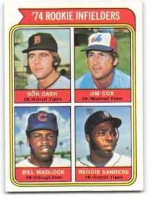 1974 Topps #600 Ron Cash/Jim Cox/Bill Madlock/Reggie Sanders NM++ RC R ID:339925