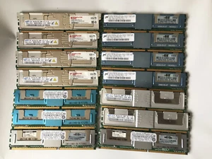 Job lot de 14x SERVEURS DE LECTURE PC2-5300F d'occasion assortis non testés Mac Pro DDR2 - Photo 1/4