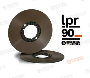 RTM LPR90 1/4" x 3600' Analog Recording Tape - 10.5" Pancake Hub w/ EcoBox NEW - Picture 1 of 7