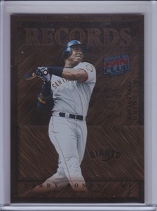 BARRY BONDS 2002 Donruss Best of Fan Club Records #R3 (C4903)
