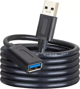 USB 3.0 Ext Cable 20Ft, USB 3.0 High Speed Extender Cord Type A Male to Female - Picture 1 of 1