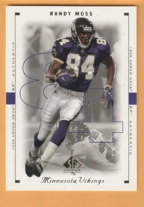 Randy Moss Minnesota Vikings 1999 SP Auténtico #47 Marshall Thundering Herd - Imagen 1 de 2