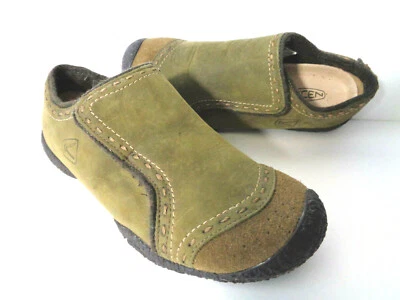 Zapatos KEEN 5437-ARMY US 6M Chamonix cómodos de cuero verde gamuza  Foto 1 de 4