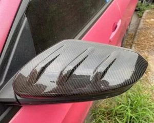 Für Mugen Honda Civic Type-R FK8 2016 2017-2021 Schwarze Spiegelkappenabdeckung - Bild 1 von 6